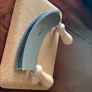 Crescent (half moon) herb knife